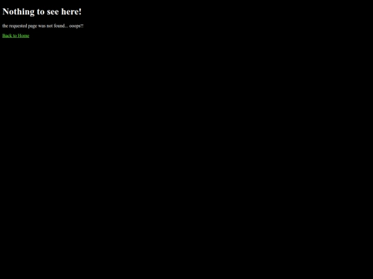 not_found screenshot