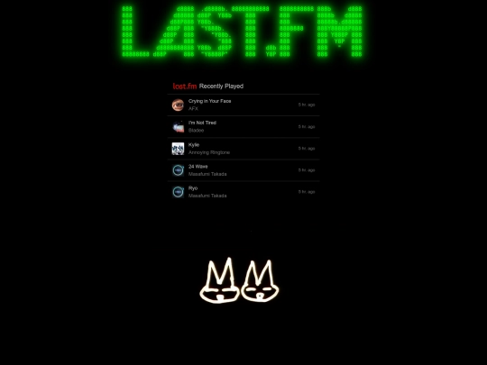 lastfm screenshot