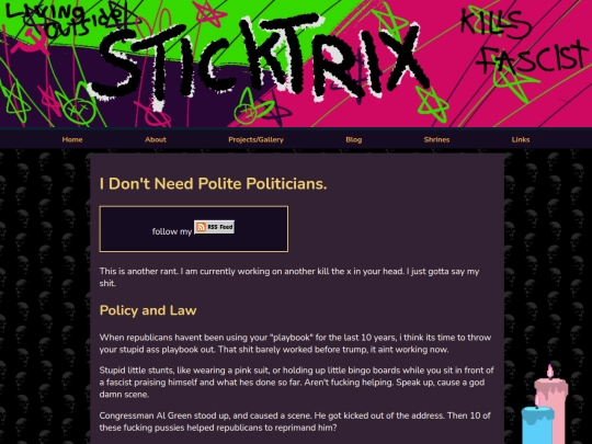 blogposts/idontneedpolitepoliticians screenshot