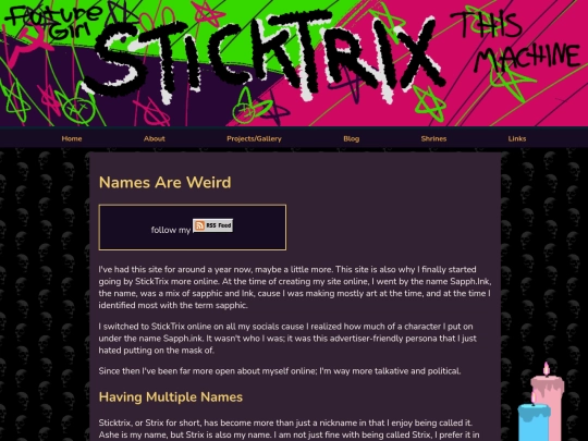 blogposts/namesareweird screenshot