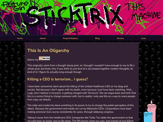 blogposts/thisisanoligarchy screenshot