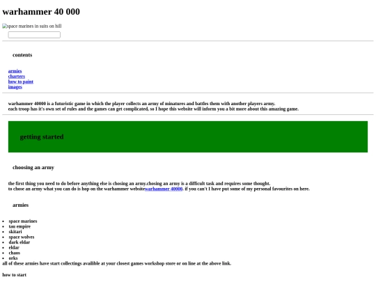 index screenshot