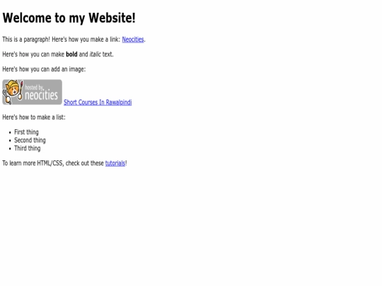 index screenshot