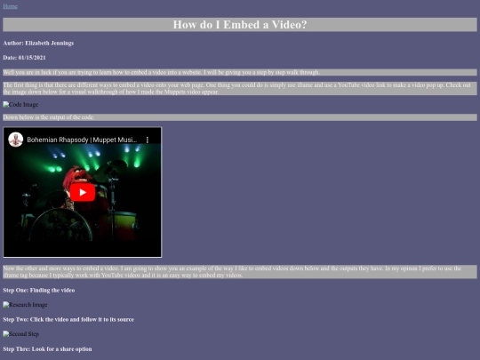 videoEmbedding/videoTutorial screenshot