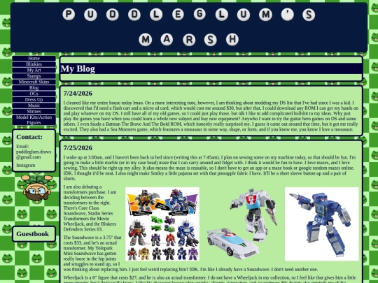MyBlog screenshot