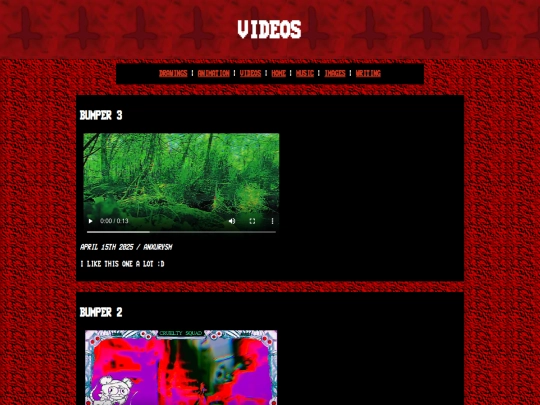 videos screenshot