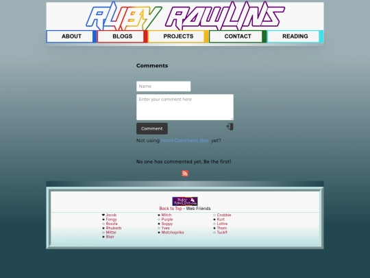 comment-test screenshot