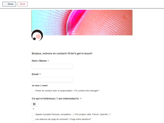 form screenshot