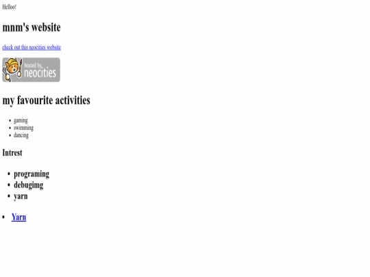 index screenshot