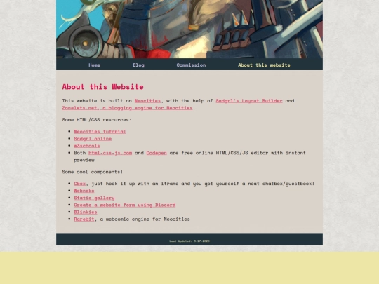 aboutwebsite screenshot
