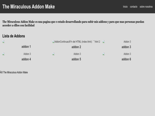 index screenshot