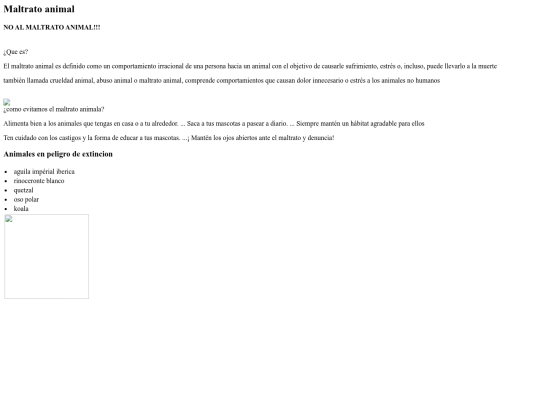 maltrato animal screenshot