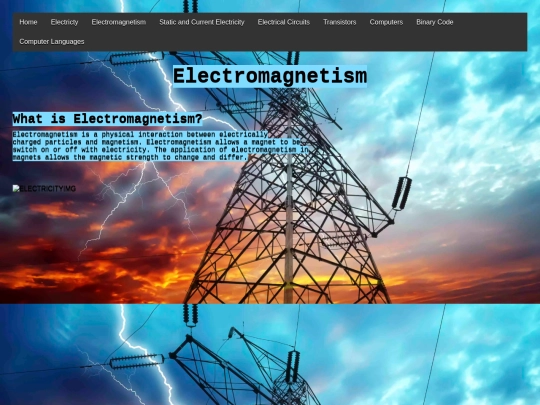 electromagnetism screenshot