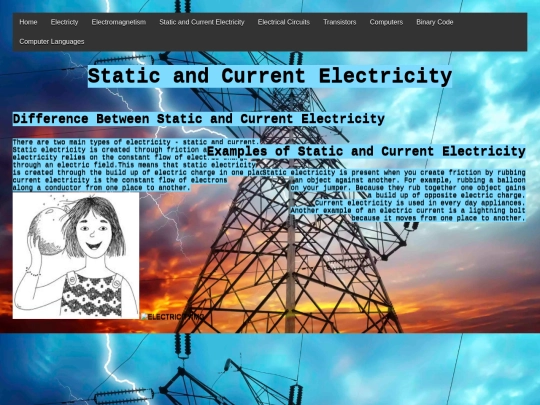 staticandcurrentelectricity screenshot
