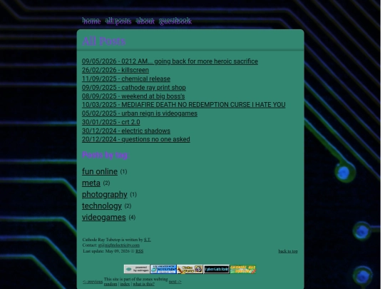 info/all_posts screenshot
