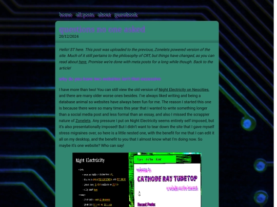 posts/questions screenshot