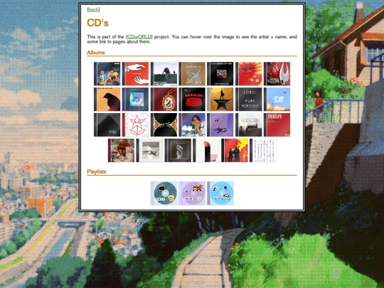 music/CDs screenshot