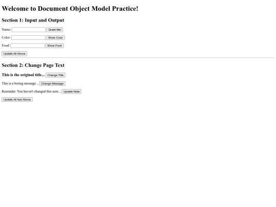 Grade10/DOMPractice screenshot