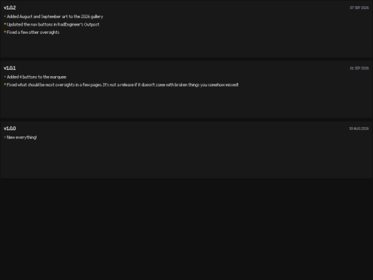 extras/changelog/changes screenshot