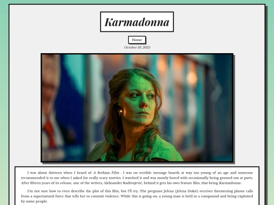 Home/Karmadonna screenshot