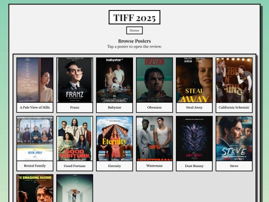 Home/Tiff2025 screenshot