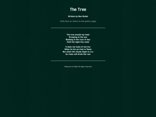 poems/tree screenshot