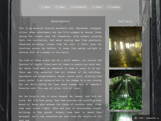 abandoned screenshot