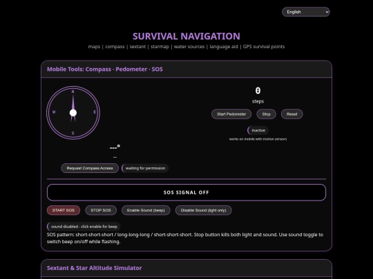 Navigation screenshot