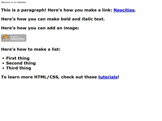 index screenshot