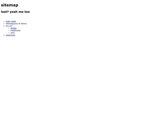 sitemap screenshot