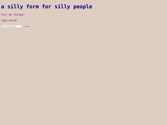 testform screenshot