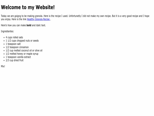 index screenshot
