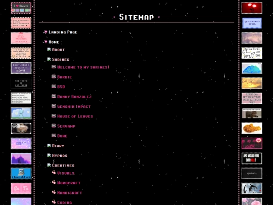 sitemap screenshot