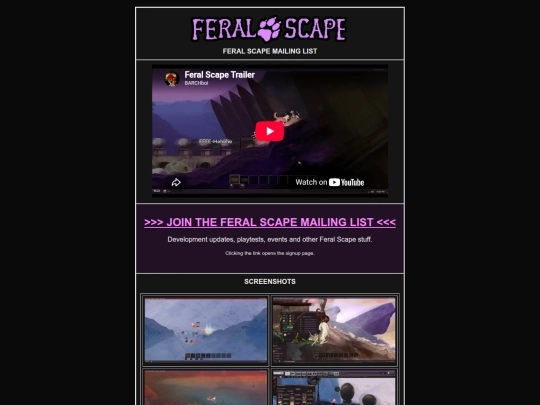FeralScape screenshot