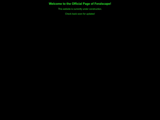 feralscape screenshot