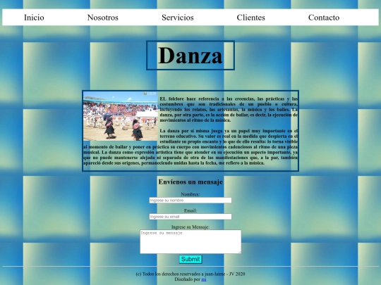 trabajo grupal/Danza screenshot