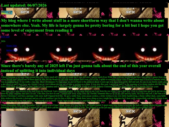 blog screenshot