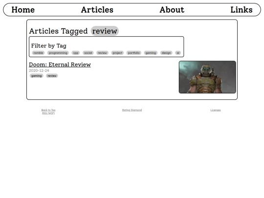 tag/review screenshot