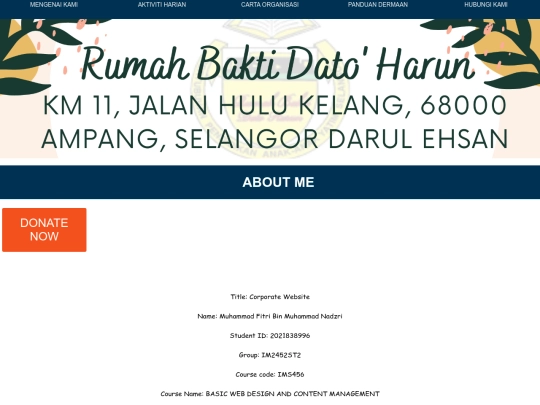 RBDH/About me screenshot