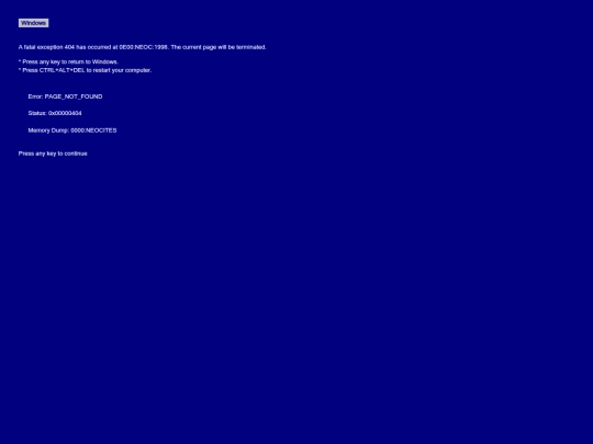 not_found screenshot