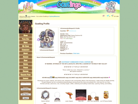 goatpages/ltcommandershepard screenshot