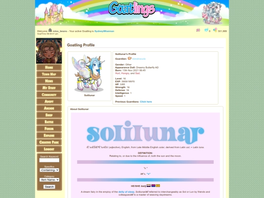 goatpages/solilunar screenshot