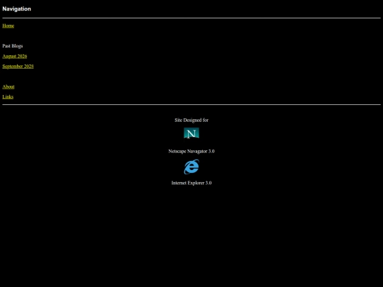 menu screenshot