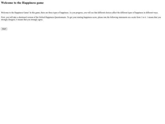 happiness/page/home screenshot