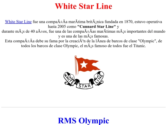 White Star Line screenshot