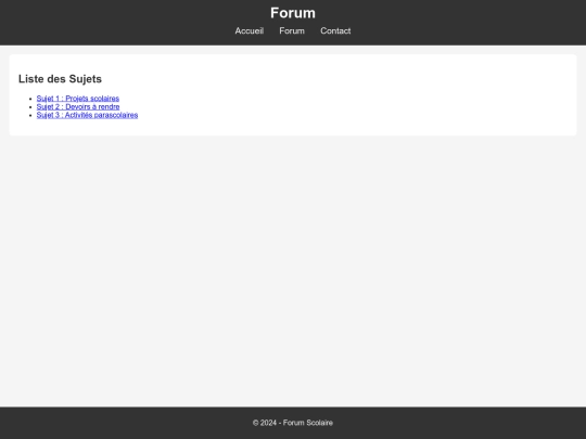 forum screenshot