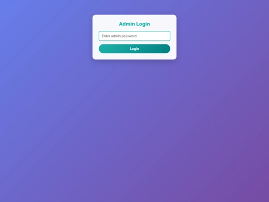 admin screenshot
