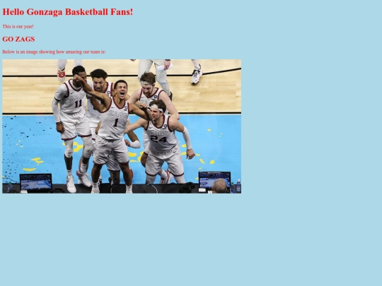 Assignment 1 screenshot