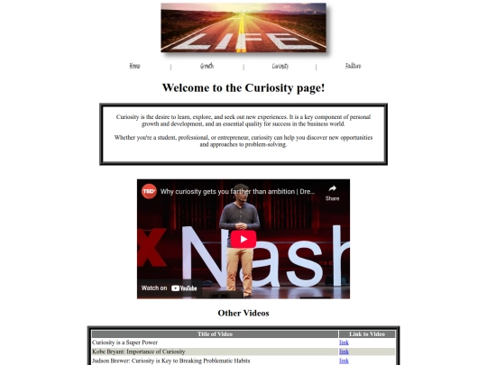 assignment 4/curiosity screenshot