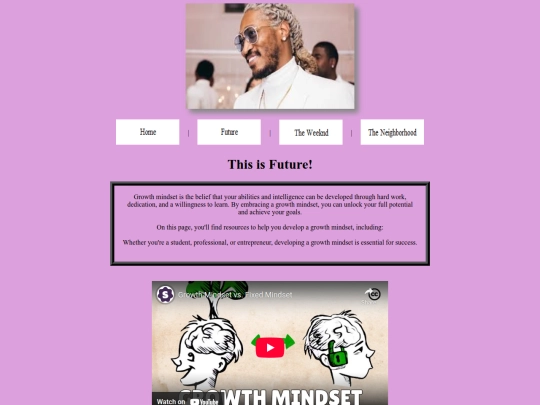 html assignment 5/future screenshot